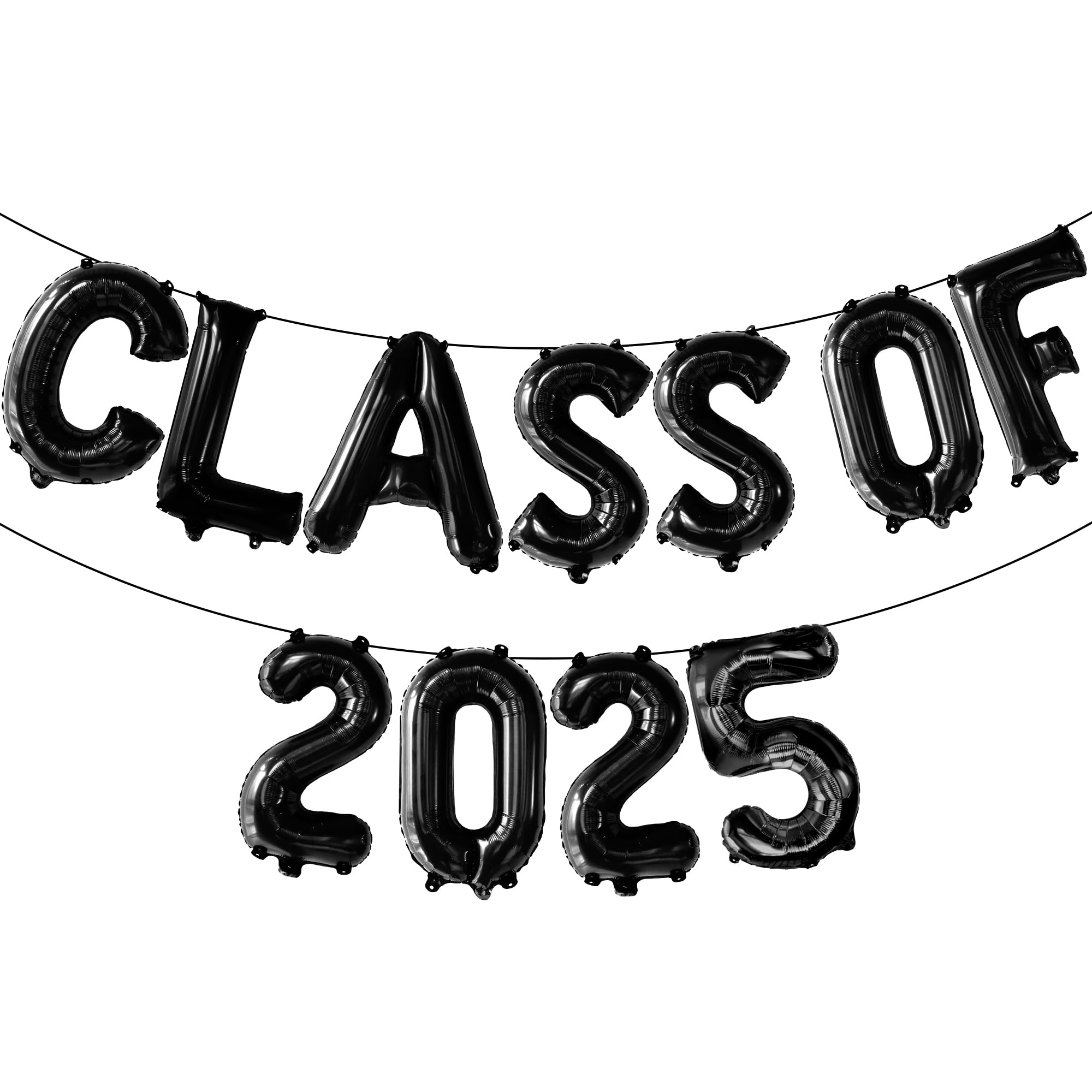 KatchOn, Black Class of 2025 Balloons - 16 Inch | Graduation Balloons ...