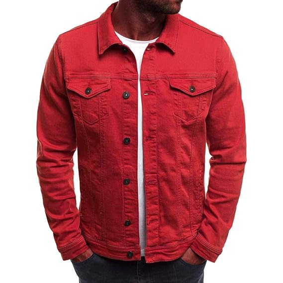 red camo denim jacket
