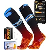 2026 Heated Socks, 8500mAh*2 Heated Socks for Men Women with APP Control, Up to 13 Hours Electric Rechargeable Battery Powered Socks, Foot Warmer for Winter Hunting Ski Hiking Camping Outdoor