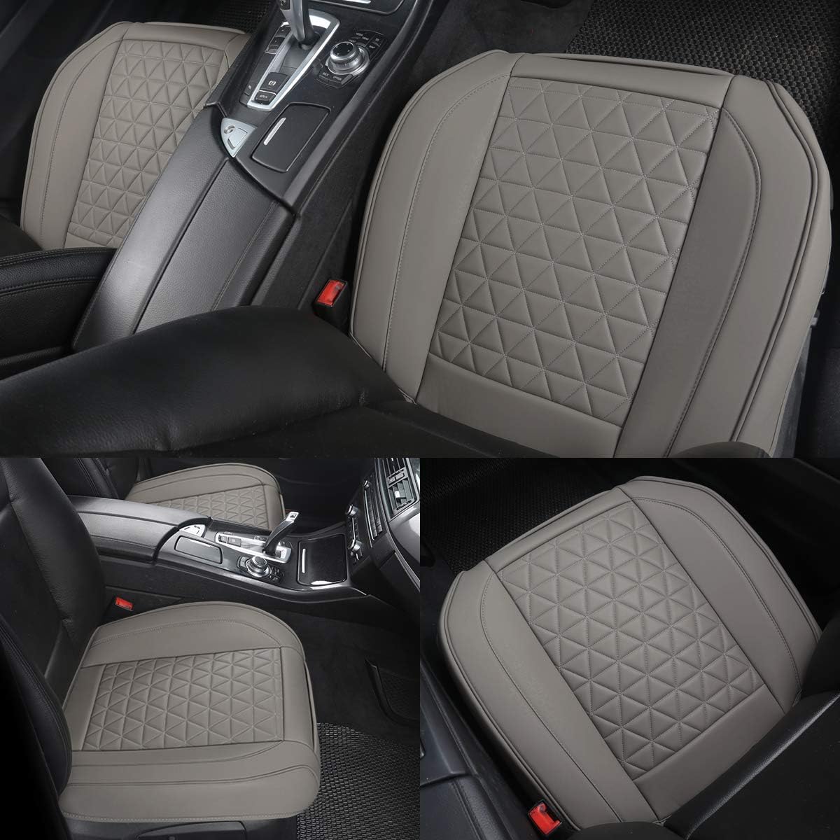 Black Panther 1 Piece Luxury PU Leather Front Car Seat Cover for Seat Bottom Universal Fit 90% of Cars - Image 5