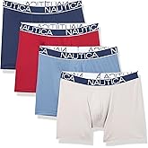 Nautica Men's 4-Pack Brushed Micro Boxer Briefs