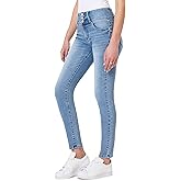 WallFlower Womens Sassy Ankle Skinny High-Rise Insta Soft Juniors Jeans