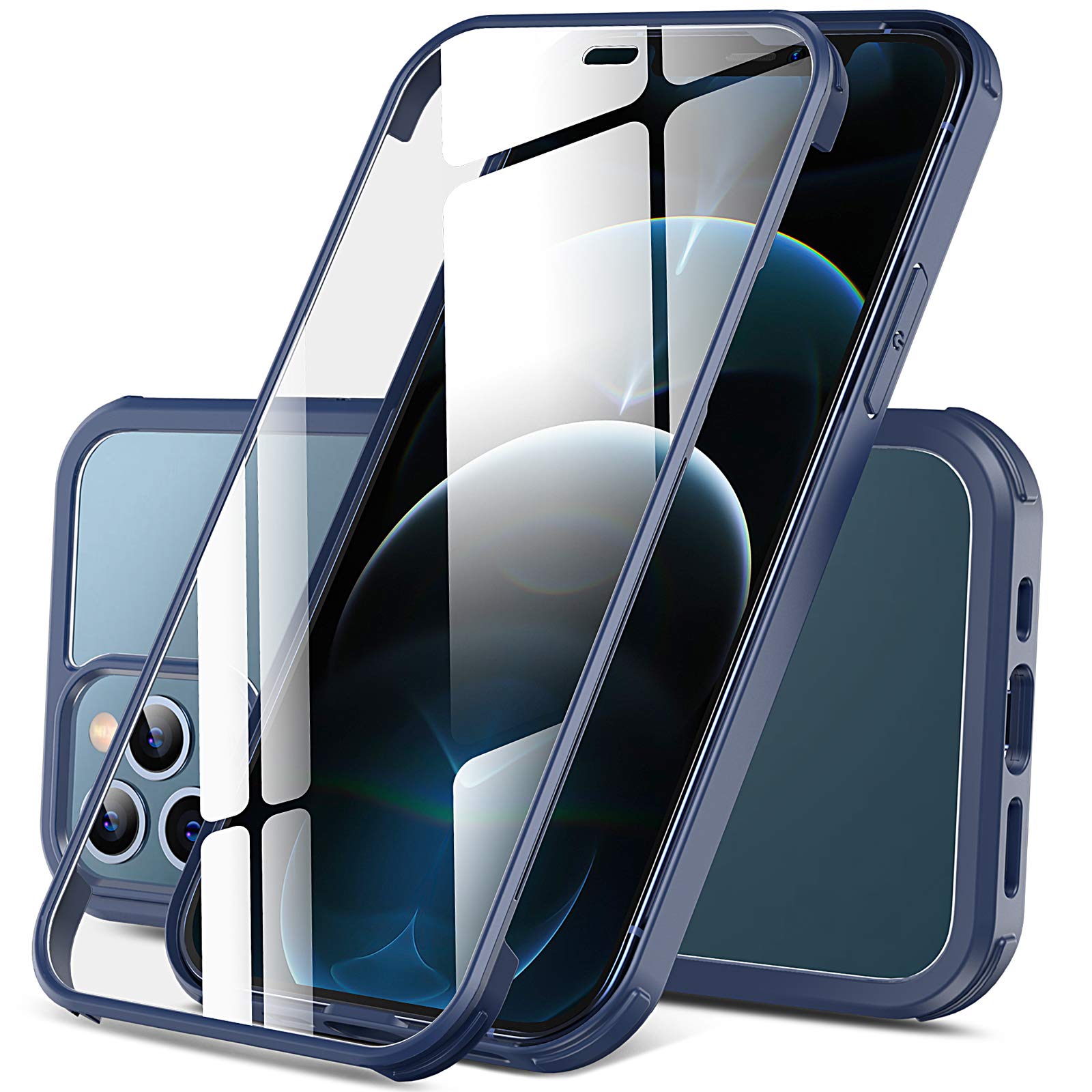 Dosnto Double Sided Clear Case For Iphone 12 Pro Max Desertcart