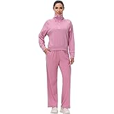Blaosn Cute 2 Piece Sets Outfits for Women Oversized Sweatshirt Wide Leg Pants Workout Sweatpants Matching Lounge Clothes