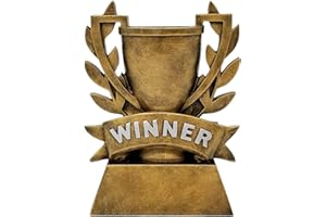 Decade Awards Celebrate Every Victory with Our Exquisite 6-Inch Winner Cup Trophy | A Golden Laurel Wreath Emblem of Triumph for Sports, Business, and Academic Achievers | Engraved Plate on Request