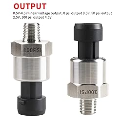 MWMNUN Pressure Transducer Sensor 100Psi with