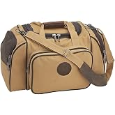 Flight Outfitters Bush Pilot Duffel Bag | Canvas/Leather Aviation Gear Organization Bag with Padded Headset Pockets, Carry-On Luggage