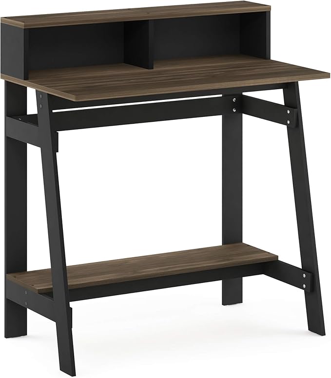 Furinno Computer Desks, Wood, Columbia Walnut, one size Amazon.co.uk
