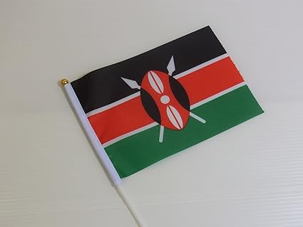 Amazon Co Jp 手旗 国旗 ケニア 21 14cm ホーム キッチン