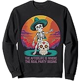 Day of The Dead Mexican Dia De Los Muertos Sugar Skull Sweatshirt