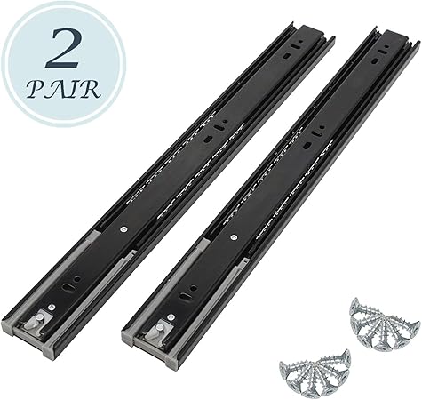 16 Inch Side Mount Full Extension Ball Bearing Drawer Slides 2