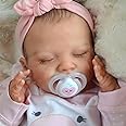 BABESIDE Lifelike Reborn Baby Dolls - 20-Inch Sweet Smile Realistic-Newborn Baby Dolls Full Body Vinyl Sleeping Baby Girl Real Life Baby Dolls with Toy Accessories Gift Set for Kids