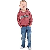 Little King NCAA Toddler Boys and Girls Knobby Hoodie Sweatshirt with Tackle Twill Letters-Sizes 2T 3T 4T 5T