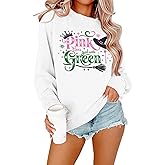 Witch Musical Movie Sweatshirt Women Pink Goes Good with Green Pullover Tops Musical Fan Long Sleeve Shirts Gifts