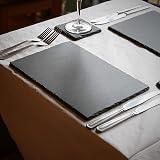 Maison & White Natural Slate Placemats & Coasters 8pc Set view 2