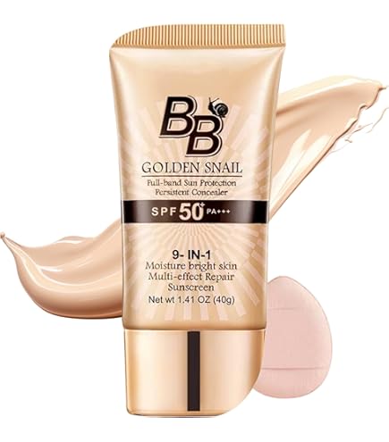 Amazon.com: BB Cream SPF 50 Foundation, Snail BB Cream Tinted