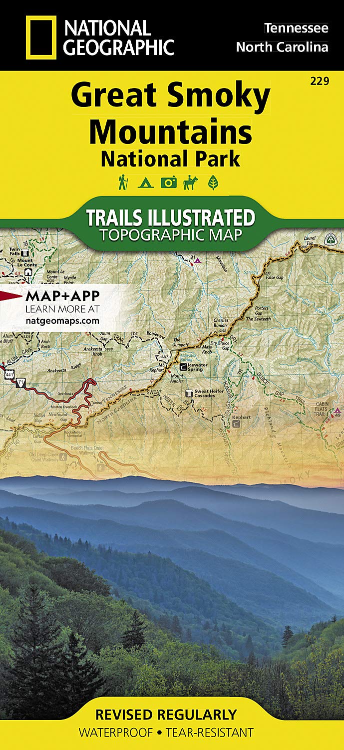 Great Smoky Mountains National Park Trails Illustrated National