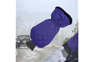 JALAROMA Ice Scraper with Glove-Car Windshield Scraper Mitt Windshield Brush Snow Scraper Glove Warm&Waterproof Ice Scraper Mitt for Car Hand Mitten Snow Shovel Glove