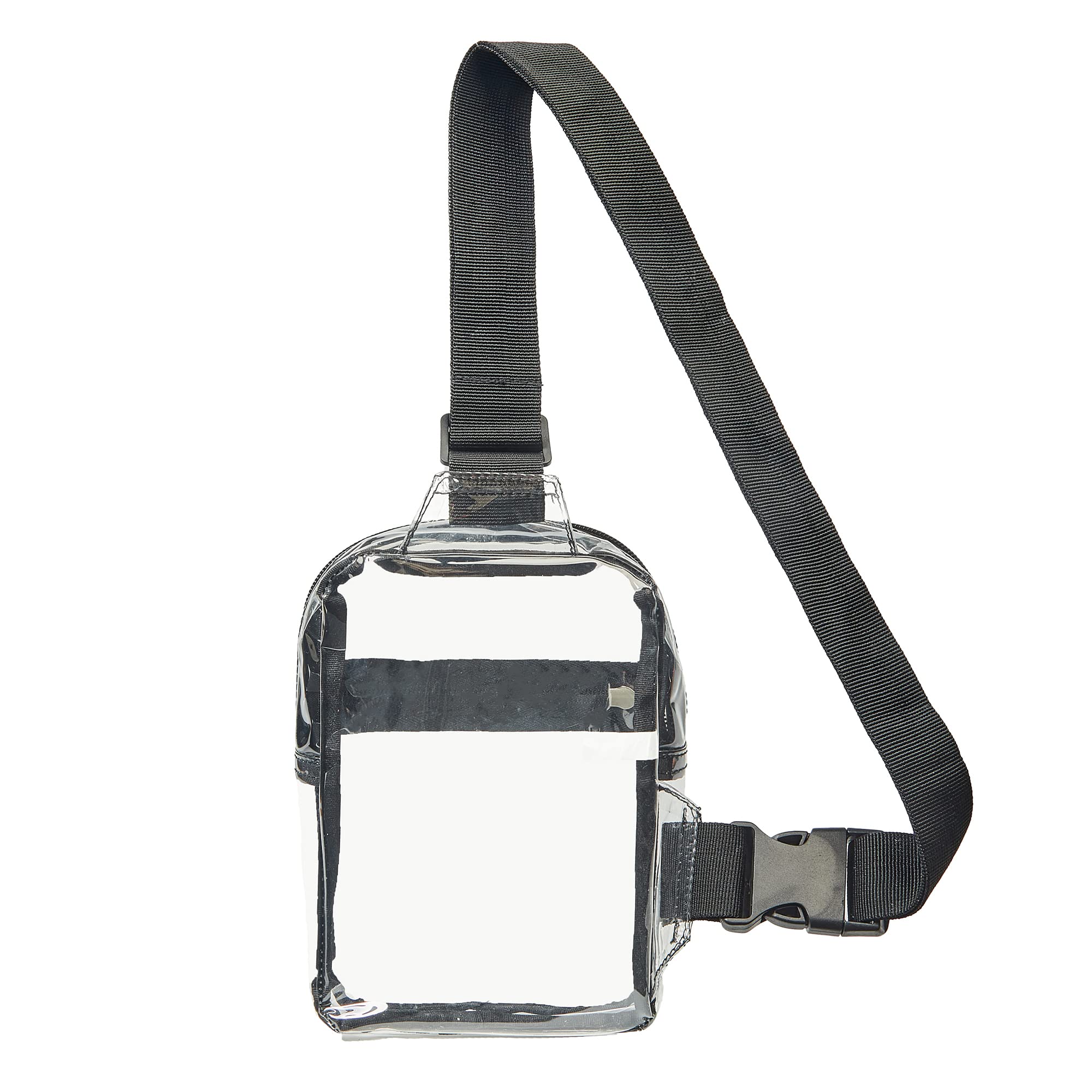 gdbis Clear Small Sling Bag, Heavy Duty Clear Purse Fanny Packs, Cute Chest Crossbody Backpack for Women