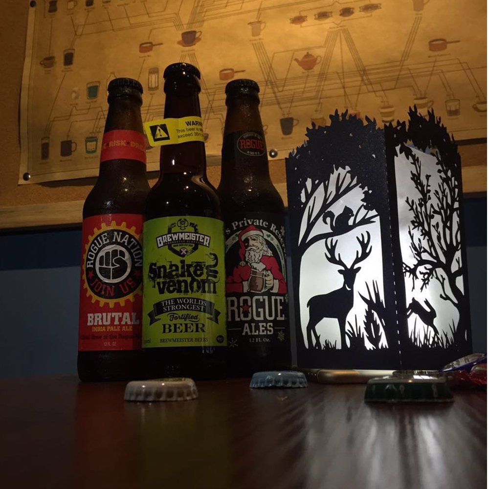 Yovente 50pcs Laser Cut Paper Candle Holder,Forest Handmade Asian Oriental paper Light Night Lamp Shade Art Gift Home Christmas Vintage Bedroom Bedside Garden Living Room, Forest-Gold