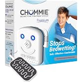 Chummie Premium Bedwetting Alarm for Deep Sleepers - Award Winning, Clinically Proven System with Loud Sounds, Bright Lights and Strong Vibrations, Blue