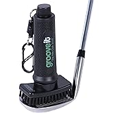 Grooveit The Wet Club Scrub Golf Water Brush - 3 Year Warranty - Anti-Leak Design - Magnetic Brush with Nylon-Bristle Head - Patented Pump for Easy Cleaning - Wide Cleaning Coverage - Long Lasting