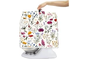 BVBOX Mixer Dust Cover for 6-8 Qt Stand Mixer, Cloth Cover with 2 Storage Pockets for Stand Mixer Protective Covers Large for 6-8 Quart Mixer