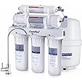 COMFEE’ 5-Stage Reverse Osmosis System, NSF Certified Water Filter for Under Sink, Easy DIY Installation, Ultra Safe Drinking Water Filtration System, Leak-Free RO System, Quiet Operation, 75 GPD