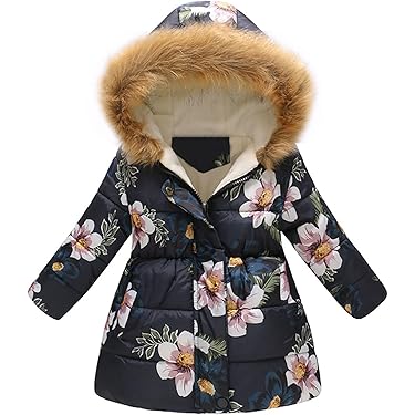 Blouson Printemps Fille 8 Ans,BéBé Polaire à Capuche Mignon