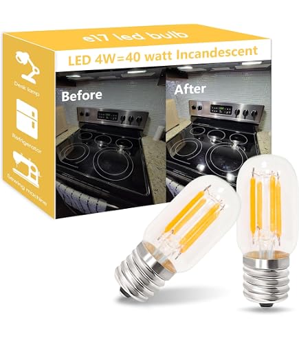 マックスレイ LED電球 VIVOLUMO　E17 mini bulb　×2個 ZSSXOLED Microwave Oven Light Bulb 3W 125V E17 LED Bulb T22 (40W