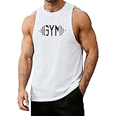 InleaderAesthetics Men's Gym Workout Tank Tops Y-Back Muecle Tee Stringer Fitness Bodybuilding Sleeveless T-Shirts