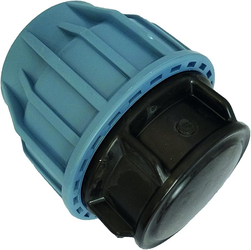 1 Polypropylene Compression Pipe Fittings End Cap End 20 mm Pipe Clamp DVGW Water PN16