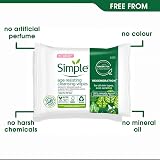 Simple Regeneration Age Resisting Biodegradable Facial Wipes 20pk Sensitive view 2