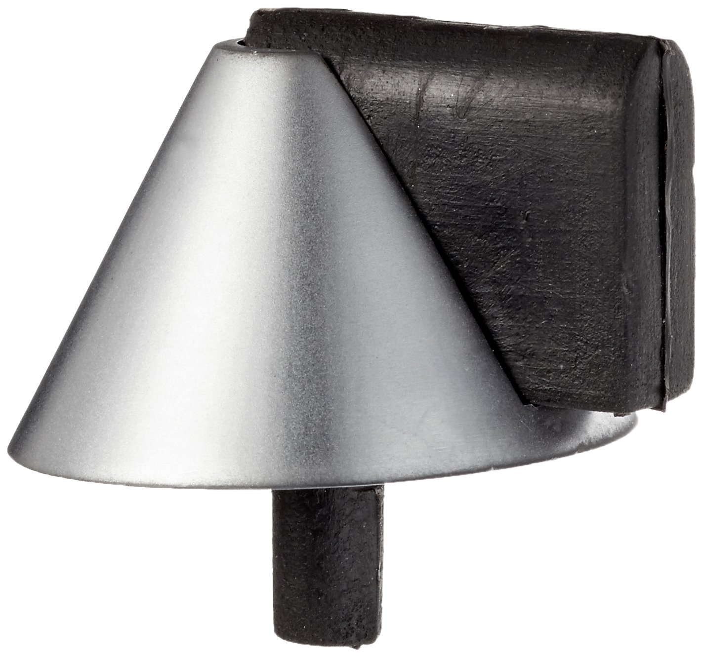 HSI Pyramid Door Stop Zamak Matt Nickel Finish 40 x 25 mm Pack of 1 356440.0