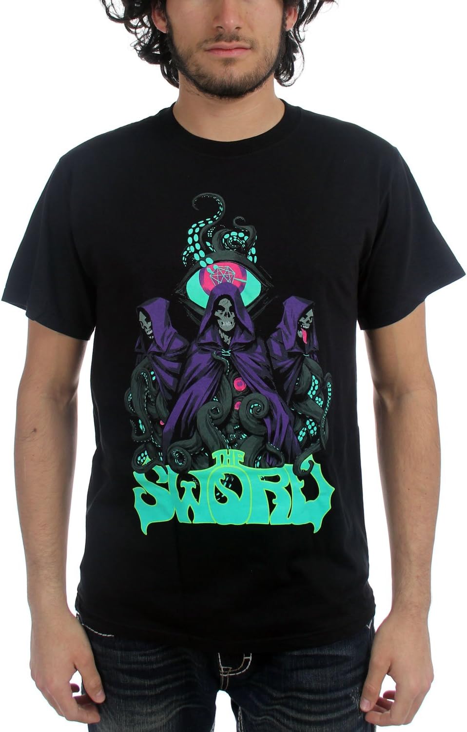 The Sword - Mens Hidden Masters T-Shirt, Size: Medium, Color: Black