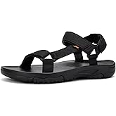 YOCCI Men's Sport Hiking Sandals with Arch Support Lightweight EVA Midsole Outdoor Beach Water Sandal
