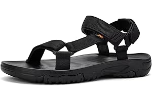 YOCCI Men's Sport Hiking Sandals with Arch Support Lightweight EVA Midsole Outdoor Beach Water Sandal