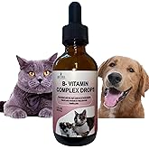 Liquid Vitamin B-12 Complex Drops for Dogs and Cats - Nutritionally Balanced Vet Formulated - Energy, Appetite, Mood - Recovery - Helps Cognition and Brain, Joints, Skin, Digestion