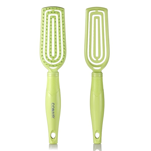 CONAIR SCALP CARE DETANGLING HAIRBRUSH – CURLY HAIR BRUSH – SCALP MASSAGER – HAIRBRUSHES FOR WOMEN & MEN – DETANGLER FOR ALL LENGTHS – CAN USE WET OR DRY – SLIM