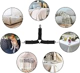 ZCYKJ Bed Sheet Holder Corner Straps 4 Pcs Adjustable Black Fasteners view 5