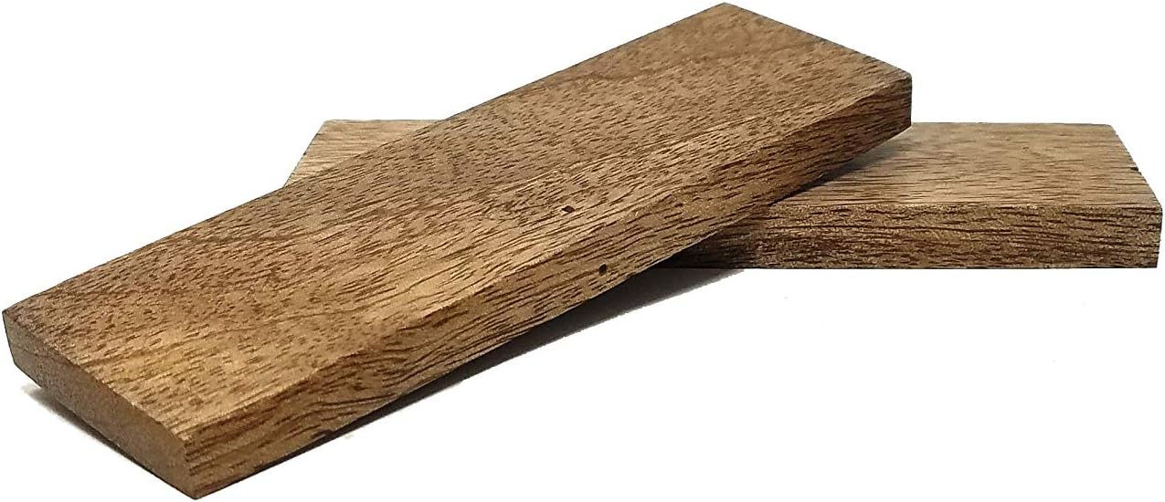 Buddha4all Exotic Natural Wood Knife Handle Scales Wood Knife Scales Knife Handle Material Knife Making Material Knife Making Supplies Knife Handle Wood Scales (Design-1)