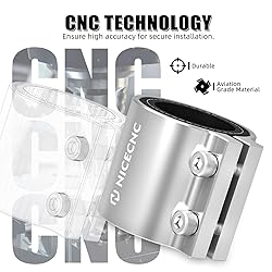 NICECNC Exhaust Clamp Compatible with Yamaha