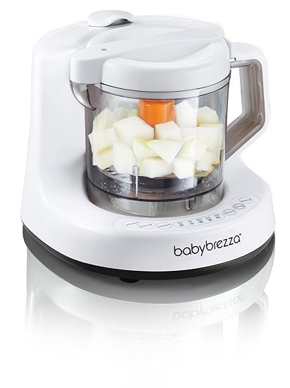 baby brezza food blender and processor white