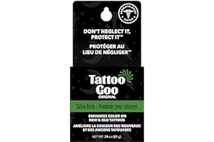 Tattoo Goo Original Ointment - Enhances colour on new and old tattoos, made with natural ingredients, no petroleum or mineral