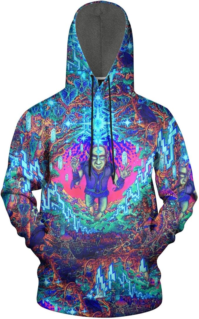 trippy alien hoodie