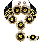 aczuv African Beads Jewelry Set 2017 Nigerian