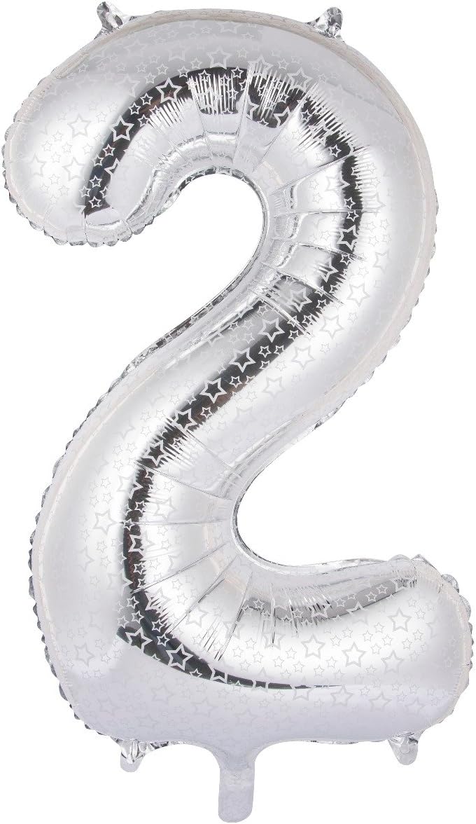 YOYO FUN USAFOIL Balloons Numbers 2 18"