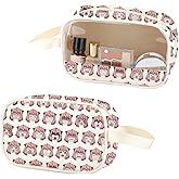 ZJXHPO Japanese Manga Clear Makeup Bag Anime Lover Gift Cartoon Lover PU Leather Cosmetic Bag Anime Manga PVC Zipper Pouch (AY PU)