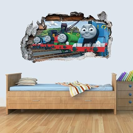 Home Garden Thomas The Tank Friends Smashed Wall Decal