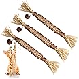 3 Pack Silvervine Cat Toy, Silvervines Sticks Cat Toys for Indoor Cats, Cat & Kitten Chew Toys for Aggressive Chewers, Cat De